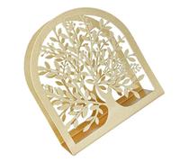 Elegant Napkin Storage Solution Freestanding Tissue Dispenser Metal Hollow Paper Towel Holder for Dining Table Elegant Dining Table Accessory