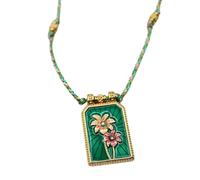 Elegant Necklace With Retro Tarot Card Pendant Mystical Tarot Card Pendant Necklace Unique Sweater Chain For Women