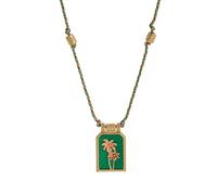 Elegant Necklace With Retro Tarot Card Pendant Mystical Tarot Card Pendant Necklace Unique Sweater Chain For Women