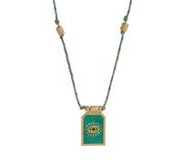 Elegant Necklace With Retro Tarot Card Pendant Mystical Tarot Card Pendant Necklace Unique Sweater Chain For Women