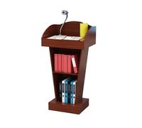 Elegant Open Podium Stand for Churches Events & Teachers - Ideal Pulpit for Presentations Lectures & Ceremonies - Stylish Design for Professional Use