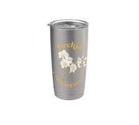 Elegant Orchid Whisperer - Delicate Botanical Design Stainless Steel Insulated Tumbler