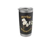 Elegant Orchid Whisperer - Delicate Botanical Design Stainless Steel Insulated Tumbler