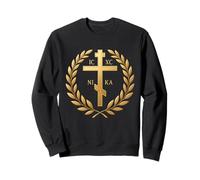 Elegant Orthodox Cross - Jesus Christ Crucifix Sweatshirt