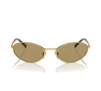 Elegant Oval Sunglasses - unisex - Prada - Sunglasses - Yellow - 59 MM - Accessories 59 MM