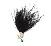 Elegant Peacocks Feathered Jewelry Brooch With Clasp Designs For Dresses Coats Scarves Alloy Peacocks Brooch