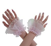 Elegant Pearl Lace Cuff Wrist Claw Cuff Art Photo Fashion Decoration Sleeve Hand Accessories Embroidery Photo Hand Cover