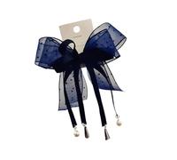 Elegant Pearls Bows Hairpins For Girls With Tassels Sweet Barrettes And Hair Side Clip Hairpieces For Stylish Women