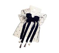 Elegant Pearls Bows Hairpins For Girls With Tassels Sweet Barrettes And Hair Side Clip Hairpieces For Stylish Women