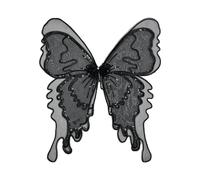 Elegant Pearls Butterfly Applique Sewing on Patches for Dresses Costume Accessories Great for Weddings and Theme Event Fashion Accessory