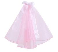 Elegant Pet Wedding Veil With Lace Bow Headgear For Dogs Cats Bride Costumer Party Photo Props Cats Lace Veil