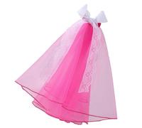 Elegant Pet Wedding Veil With Lace Bow Headgear For Dogs Cats Bride Costumer Party Photo Props Cute Cats Accessories