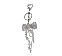 Elegant Phone Charm Chain with Bowknot Designs Versatile Sturdy Acrylics Charm Pendant for Women Ladies Daily Use