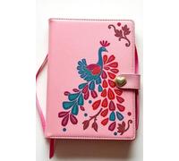 Elegant Pink Peacock Journal - Aesthetic Notebook for Women, Teens & Girls: 120 Lined Pages | Beautiful Softcover Diary for Daily Writing, Office, School, or Inspirational Gift