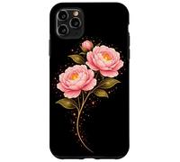 Elegant Pink Peony Peonies Flower Aesthetic Floral Design Case for iPhone 11 Pro Max