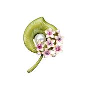 Elegant Plant Brooch Pin Unique Lapel Stylish Clothing Jewelry Plant Suitable For Daily Party Wear Handmade Vintage