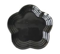 Elegant plum flower style small ceramic plate, multi-color appetizer plate, sauce plate perfect for kitchen dining setting