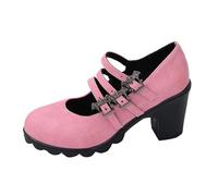 Elegant Pointed Toe Classic Detail Exquisite Upper Comfortable Heel for All Day Wear - Women's High Heels for Everyday Festivals, pink, 6 UK