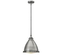 Elegant Polished Antique Nickel Ceiling Pendant Light With E27 Led Bulb