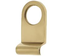 Elegant Polished Brass Plain Cylinder Pulls - 86x44mm - Door Lock Finger Pull