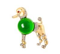 Elegant Poodle Brooch Secure Clasp Portable Alloy Jewelry For Formal Event Daily Wear Professional Accessories Brooch