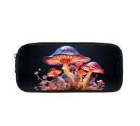 Elegant Pouch Holder Box Magic Mushroom Pen Case Bag Suitable Supplies Box for Adults, Boys, Office, 20X9X4Cm