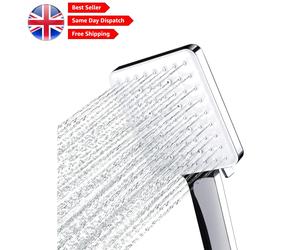 Elegant Power Shower Head with 6 Modes - Classic Chrome Finish for Modern Homes