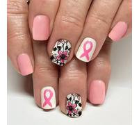 Elegant Press On Nails With Ribbons 24Counts Comfort Fit Artificial Nails ABS Construction Women's Party Art Ribbon False Nail French Styles