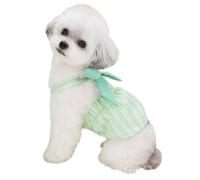 Elegant Princess Dog Sweety Style Sling Dress with Bow for Small, Extra Small Dog Teddy, Pug, Chihuahua, Shih Tzu, Yorkshire Terriers A-Green XL