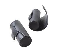 Elegant PU Leather Round Cosmetic Pouches with Vertical Storage Space Perfect for Organizing Desk or Carry on Essential Vertical Lipcolor Storage Case, Black, Mass Beauty