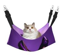 Elegant Purple High Heels with Lipstick print Soft Sleeping Hammock Cat Hammock for Cage Hanging,Pet Hammock Bed Adjustable for Small Animals