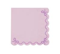 Elegant Purple Ruffled Napkins - 12 Pack - Premium Lavender Paper Napkins for Weddings, Birthdays & Special Occasions
