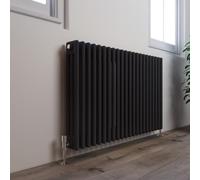 ELEGANT Radiator Traditional Column 600 x 1010 mm Horizontal Designer Radiator Central Heating with Anthracite Triple Column
