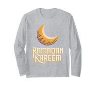 Elegant Ramadan Kareem Crescent Moon & Mosque Long Sleeve T-Shirt