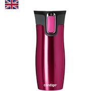 Elegant Raspberry 470ml Thermal Mug - Leakproof, Easy to Clean & BPA-Free