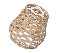 Elegant Rattan Lampshades Lighting Lid Hollow Weave Light Decor Ceiling Light Lid Suitable for Room and Dining Areas Retro Chandelier Shade