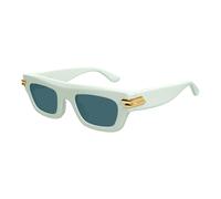 Elegant Rectangular White Sunglasses - female - Bottega Veneta - Sunglasses - White - ONE SIZE - Accessories ONE SIZE