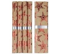 Elegant Red And Gold Table Runner And Placemats Set | Christmas Table Runner And Place Mats | Festive Table Mats