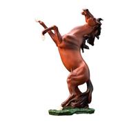 Elegant Resin Horse Sculpture - Stunning Tabletop Decor for Entrance, Study, Living Room & Office Bookshelf for Horse Lovers - Instant Success - White Finish