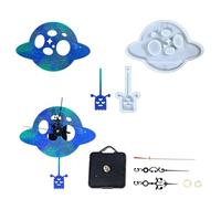 Elegant Resin Mold Planet Alien Pendulums Clock Silicone Jewelry Making Accessories Educational Craft Tool Unique Gift
