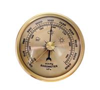 Elegant Ressure Gauges Temperature Humidity Gauges Weather Forecasting Tool Wall Mounted Decoration 990-1030hPa 960~990hPa Metal Barometer