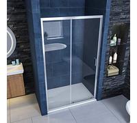 ELEGANT Reversible 1000mm Sliding Glass Shower Doors 6mm Safety Glass Panel Bathroom Cubicle Enclosure