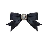 Elegant Rhinestone Bowknot Brooch Pin Stylish Lapel Neck Tie Sweater For Sweaters Coats And More Bowknot