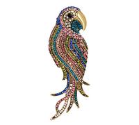 Elegant Rhinestone Brooches Parrot Brooch Pin Dress Scarves Shawl Clip For Wedding Prom Colour Name:C,C