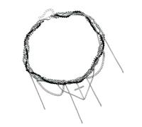 Elegant Rhinestones Crosses Pendant Necklace with Snake Chain Accessory for Fashionable Women Seek Unique