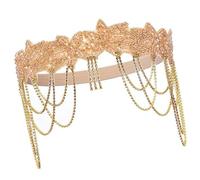 Elegant Rhinestones Headband For Women 20S Flapper Hairband Evening Dress Hairband Music Festival Hairhoop Party Supply