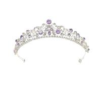 Elegant Rhinestones Wedding Tiaras Hairhoop For Bride Coming Of Ages Ceremony Prom Pageant Royal Event Headpiece, one size, as described