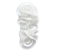 Elegant Rose Flower Applique for Evening Gown Banquet Dresses Sewing On Patches for Handcraft Project Scarf Clothing Hat Fashion Accessories