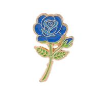 Elegant Rose Flower Lapel Pin Exquisite Rose Pin Unique Brooch For Floral Enthusiasts And Gift Giving June Birth Flower Brooch