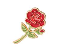 Elegant Rose Flower Lapel Pin Exquisite Rose Pin Unique Brooch For Floral Enthusiasts And Giving